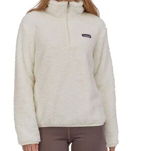 Patagonia Women's Los Gatos Half Zip Fluffy Cozy Long Sleeve Sweater